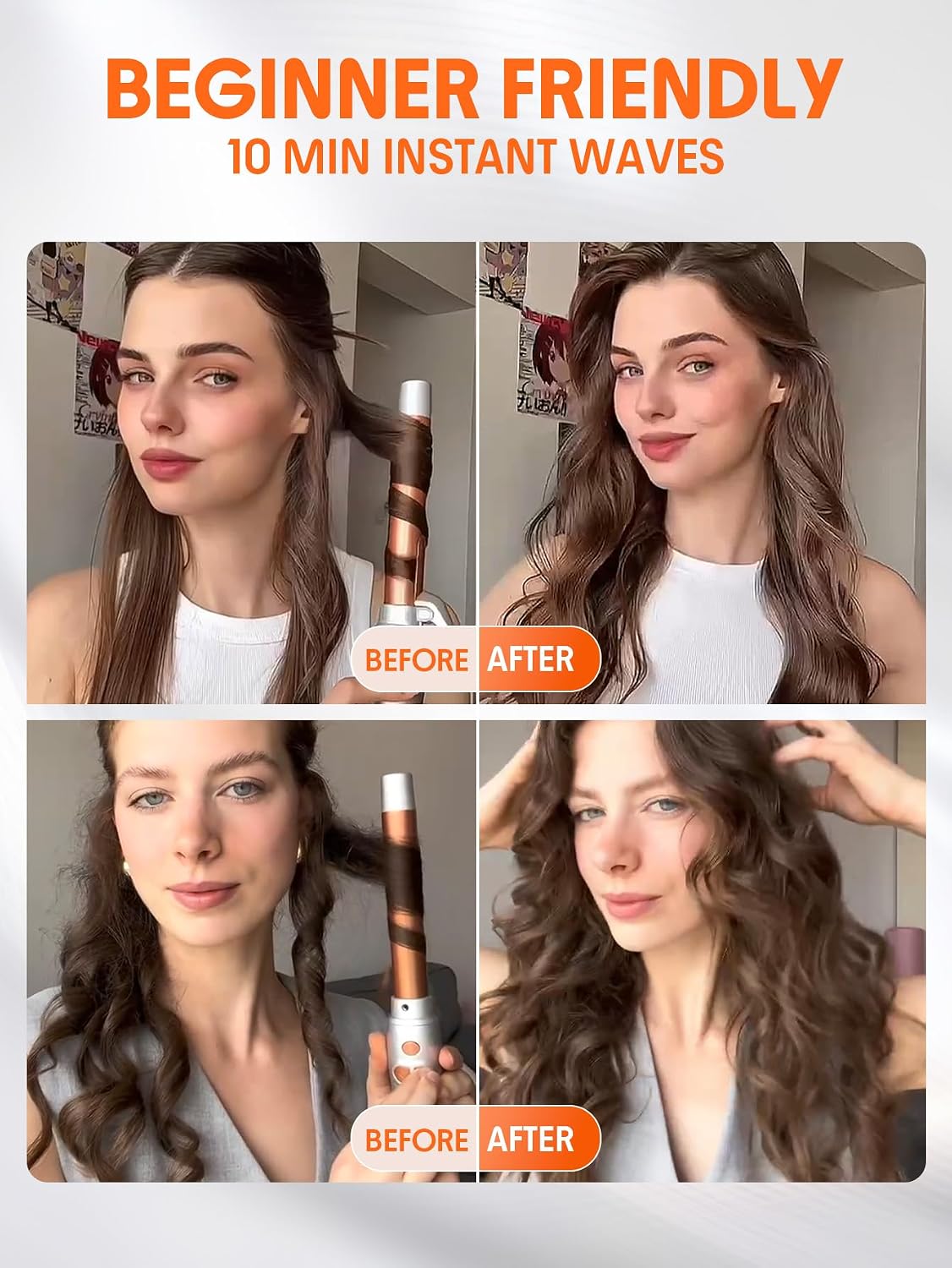 Detalle 2 de SHEGLAM Curl Cycle 25mm automatic curling wand