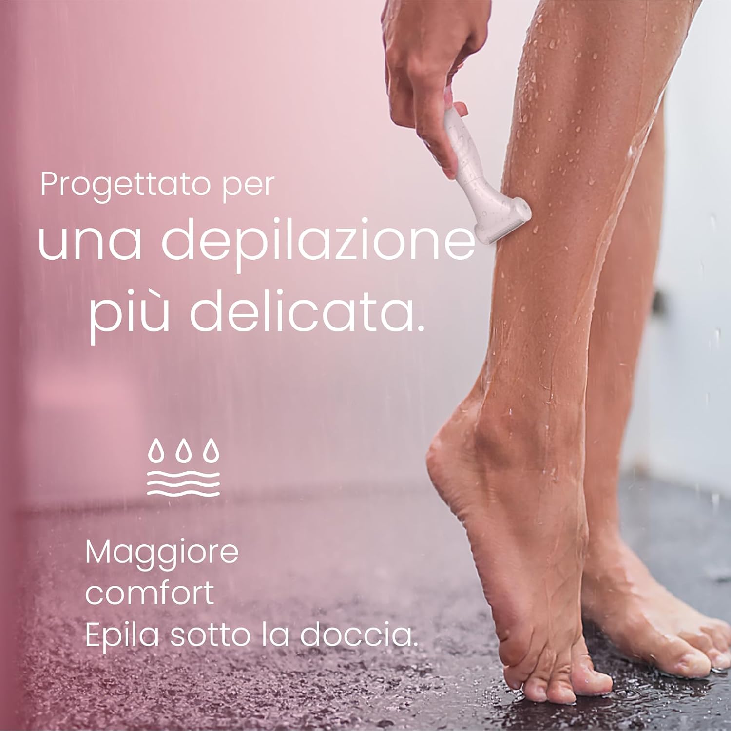 Thumbnail 6 de MAXGROOM 4 In 1 Rasoio Elettrico Donna – Kit corpo e inguine con ricarica Type-C e LED display
