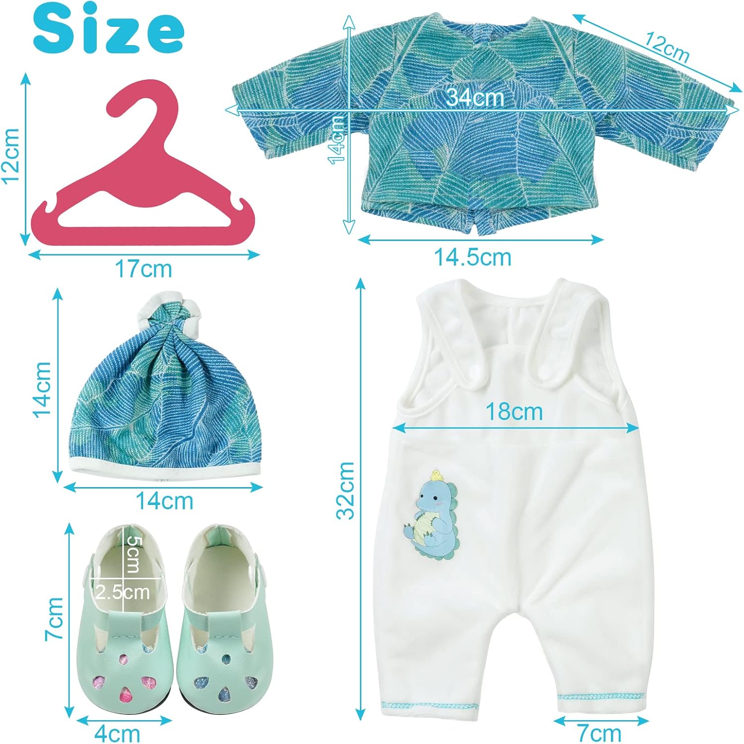 Thumbnail 1 de Aolso Ropa de Muñeca para Muñecas 35-45 cm