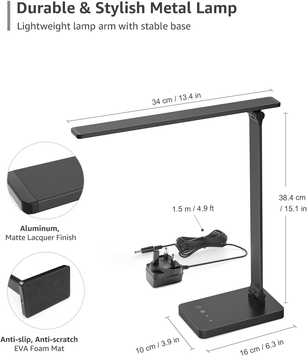 Thumbnail 6 de Lepro Desk Lamp 9.2W dimmable LED desk lamp