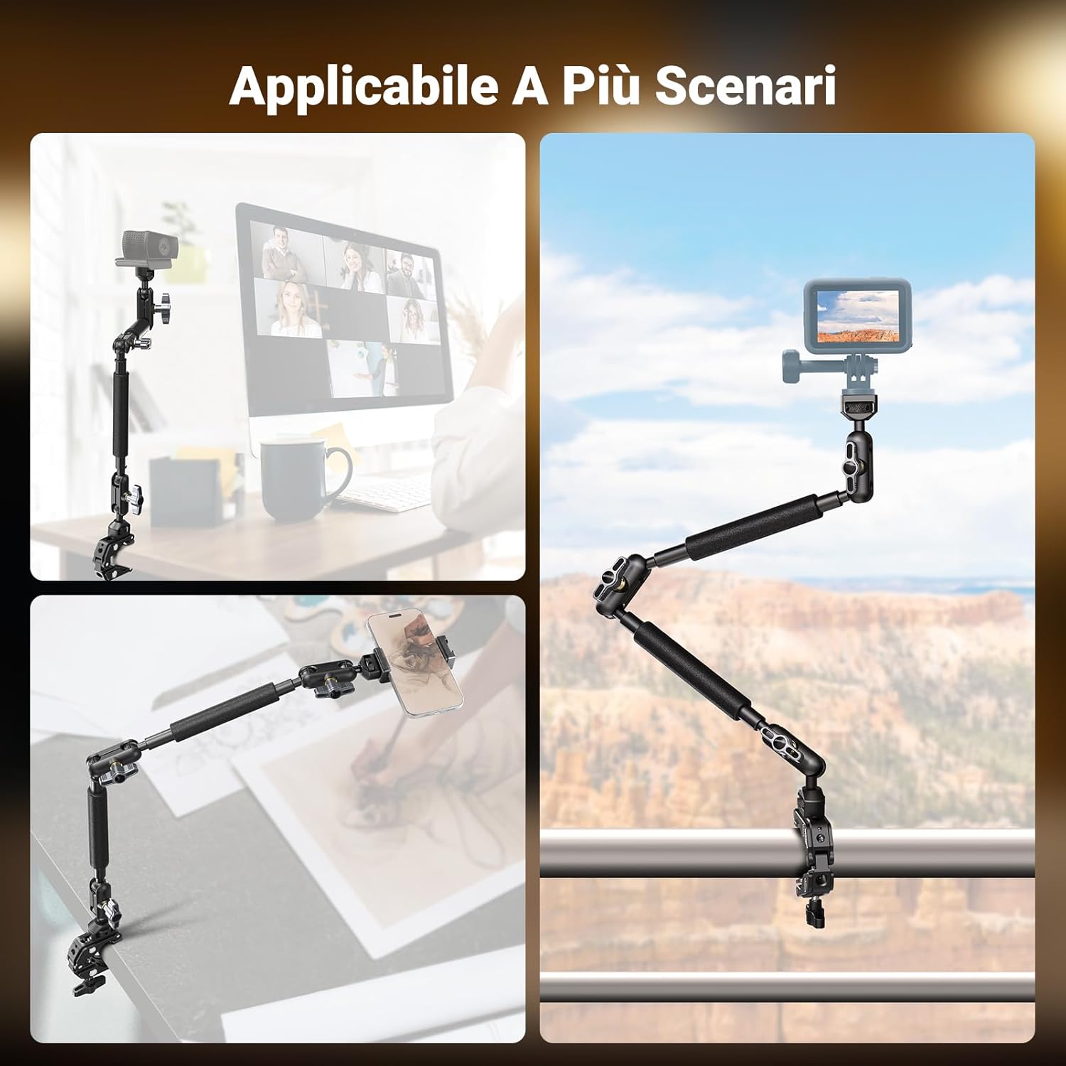 Thumbnail 3 de NEEWER 22” Magic Arm supporto per fotocamera