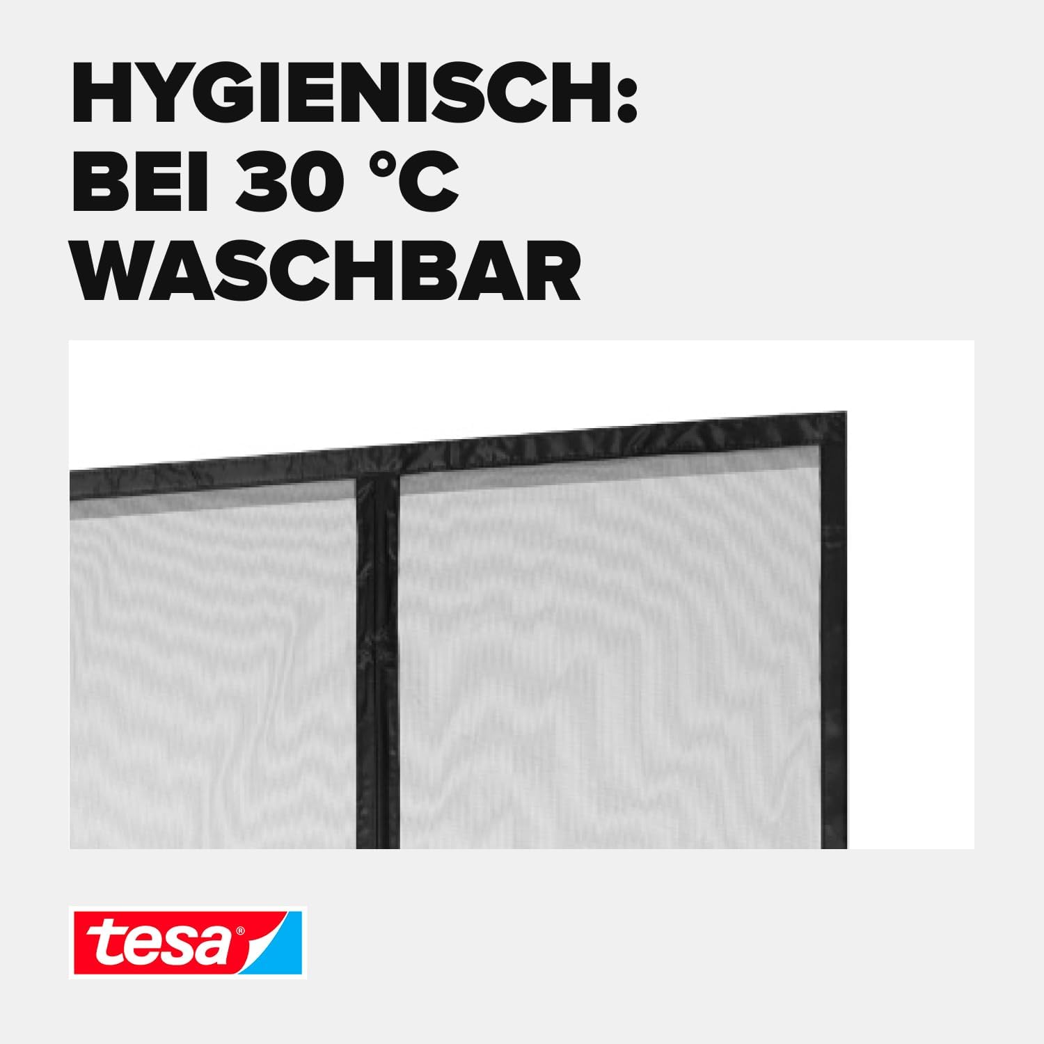 Thumbnail 6 de tesa INSECT STOP Magnetvorhang – selbstschließender Insektenschutz für Balkon- und Terrassentüren (ohne Bohren) 2,1 m x 0,9 m