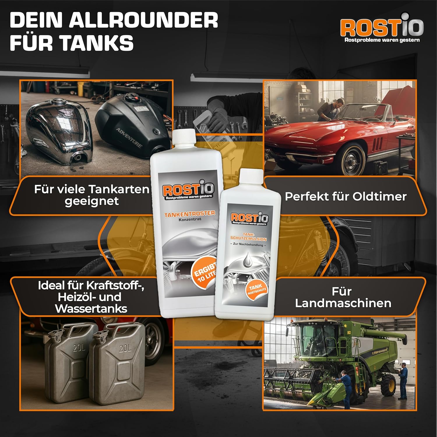 Thumbnail 5 de Rostio Tankentroster Set 1L