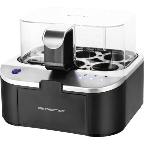 Detalle de EMERIO sprechender Eierkocher EB-123177.1 – 6 Eier, 3 Garstufen, Sprachansage, BPA-frei