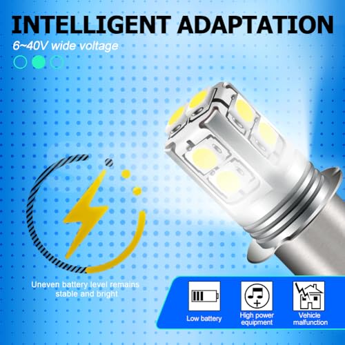 Thumbnail 6 de SOFOC P13.5s Lampada LED 3W 600LM Bianco, Ampia Tensione 6‑40V per Torcia, Bici, Campeggio
