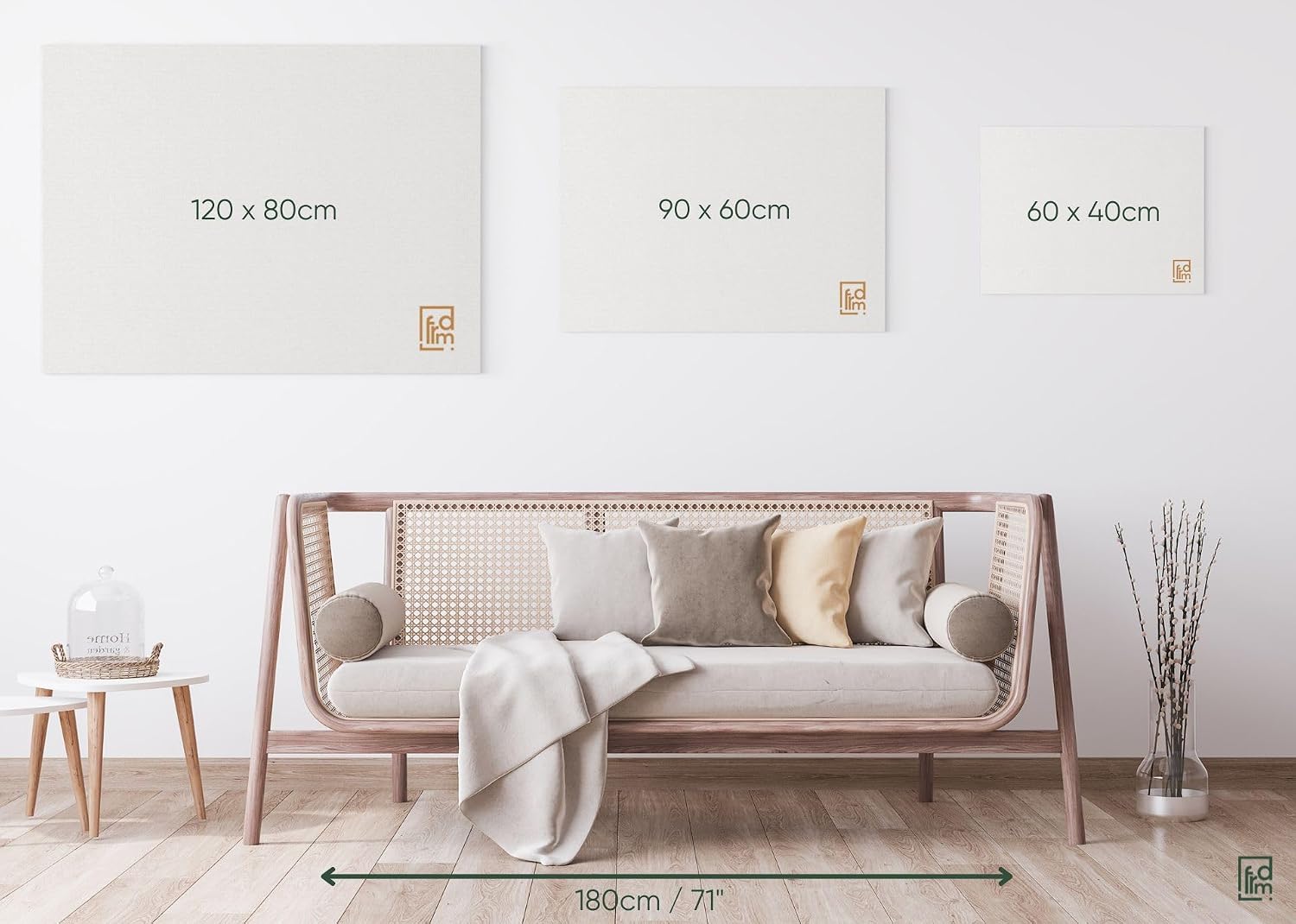 Detalle 2 de framed concept världskarta 120 x 80 cm på duk med kork och engelsk text