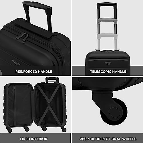 Thumbnail 6 de Flight Knight Set of 3 Lightweight ABS Case Suitcases (Cabin, Medium & Large) with 5‑Year Warranty