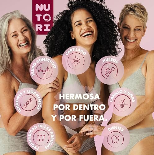 Detalle de NUTORI Kollagen Pulver 300 g (2 piezas) — péptidos hidrolizados con biodisponibilidad óptima, criados en pastos y fabricado en Alemania