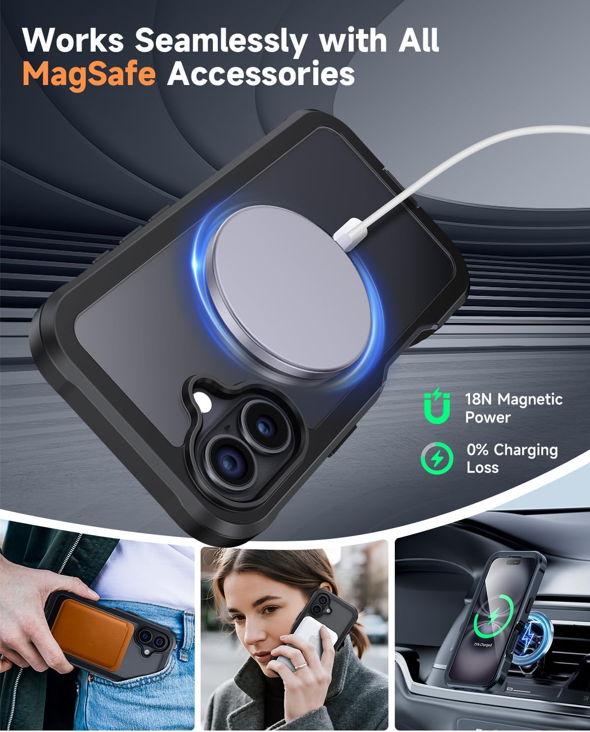 Thumbnail 5 de seacosmo Magnetic Case for iPhone 16