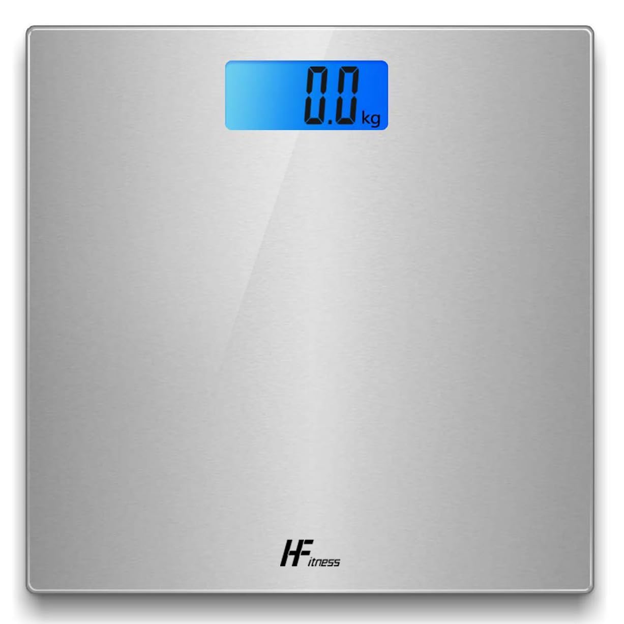 Thumbnail 1 de HomeFashion HFitness 180kg Digital Bathroom Scale with Blue Backlit Display