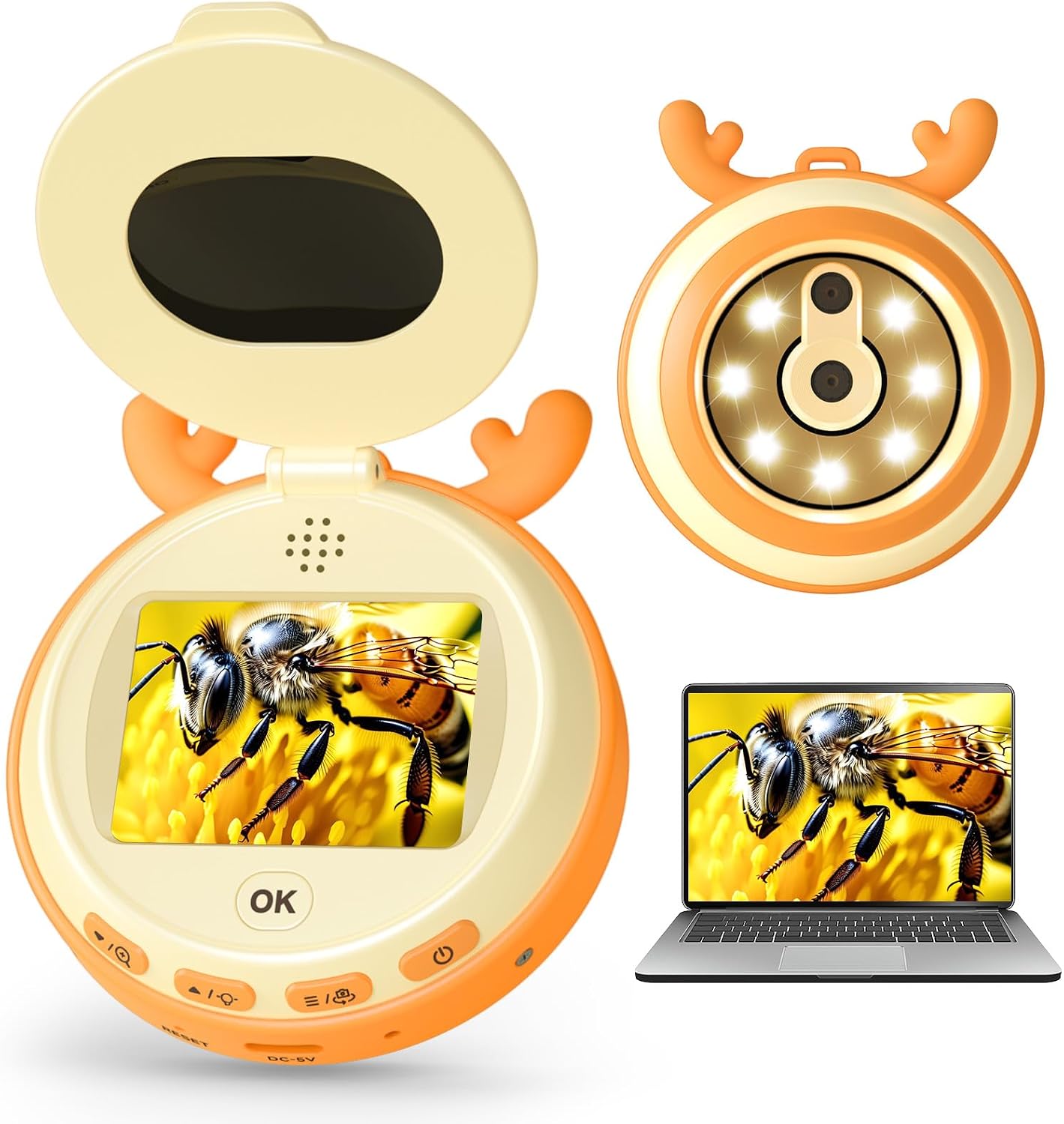 Detalle de Leipan 2-in-1 Mikroskop 500× für Kinder