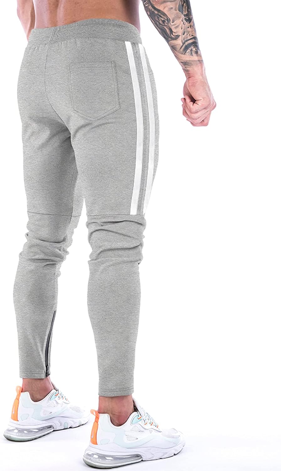 Thumbnail 2 de Suwangi Pantalon de jogging homme léger avec poches zippées pour sport et entraînement