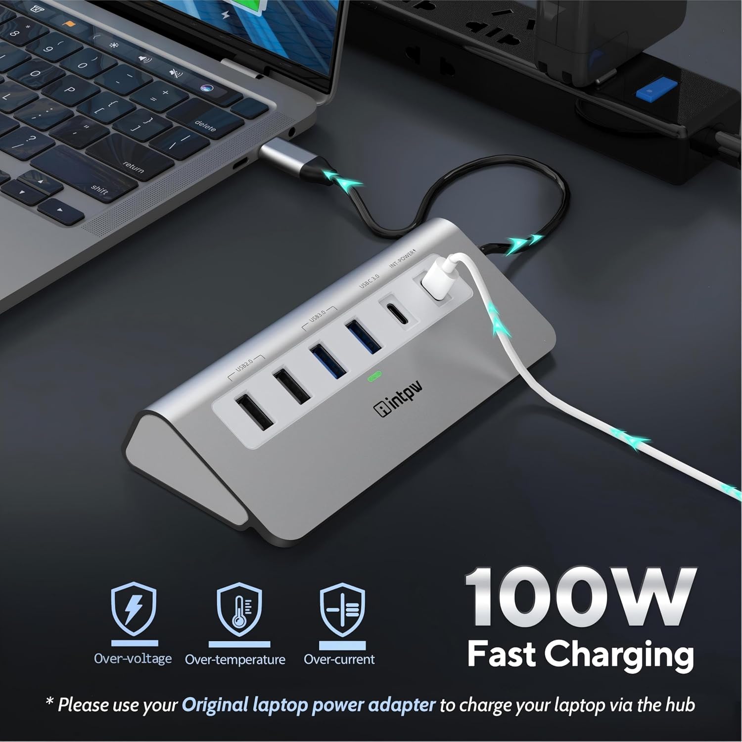 Thumbnail 4 de intpw P9 USB C Hub 9-in-1