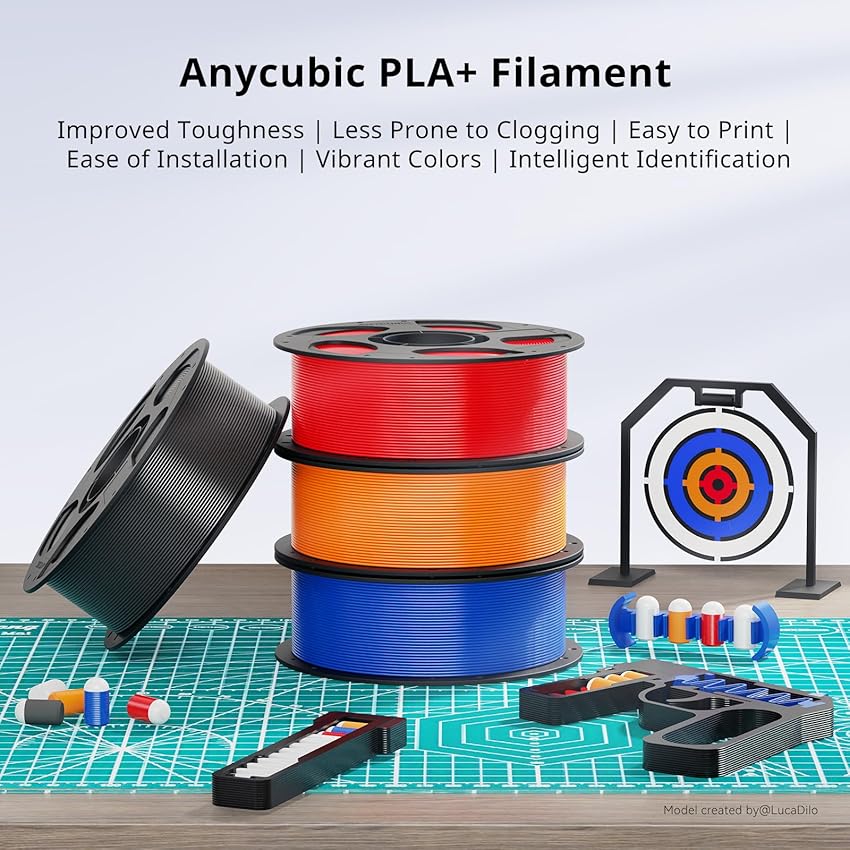 Thumbnail 1 de ANYCUBIC PLA Plus 1.75mm 4-Pack Filament 🎨
