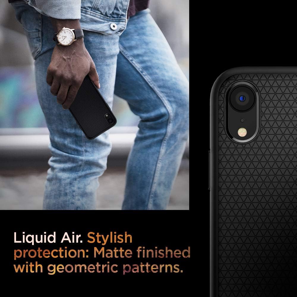 Thumbnail 3 de Spigen Liquid Air iPhone XR coque noir mat
