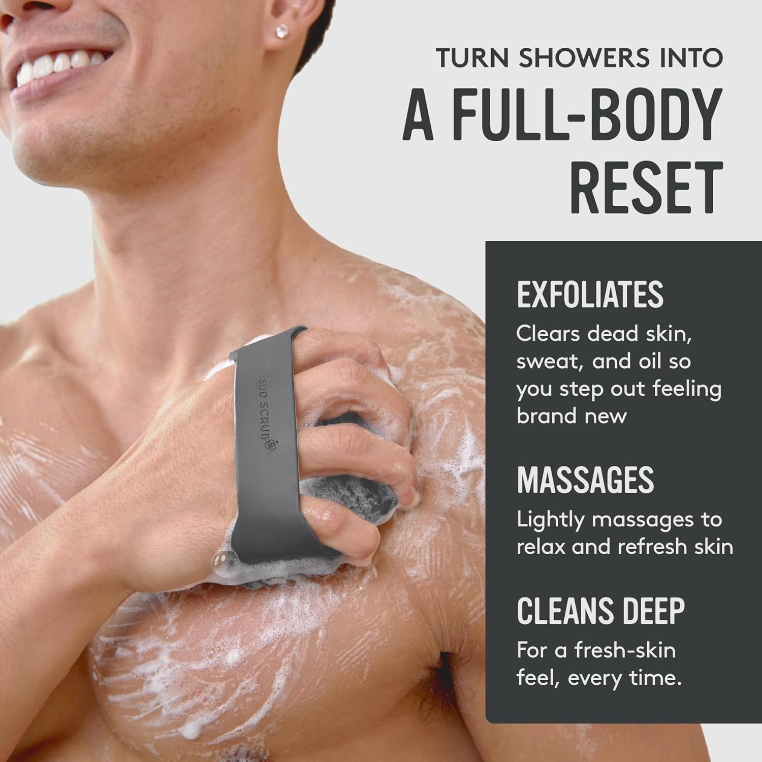 Thumbnail 4 de Sud Scrub Antimicrobial Silicone Body Scrubber