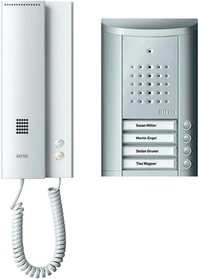 Thumbnail 3 de Schneider Electric Ritto Entravox Türsprechanlage Komplettset für 2-Familienhaus (silber/weiß), Art.-Nr. 1841220