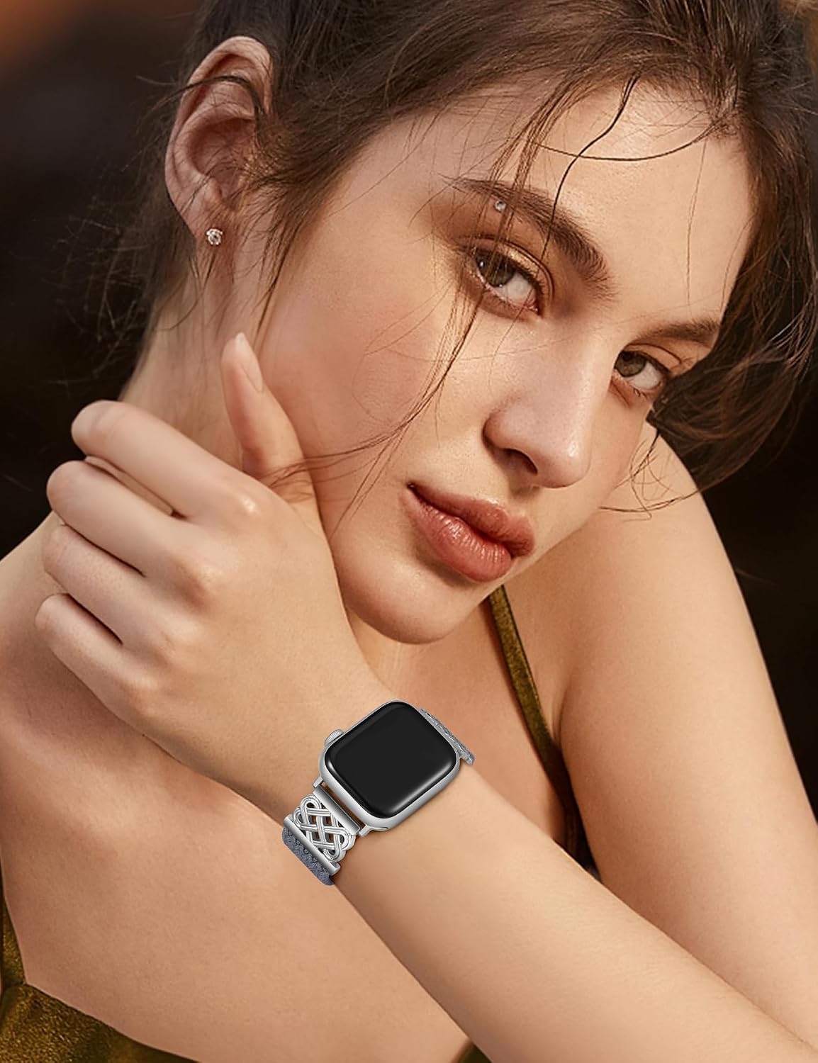 Thumbnail 6 de TOYOUTHS U71-LQ-AWB333-001 Braided Apple Watch Band with Magnetic Clasp