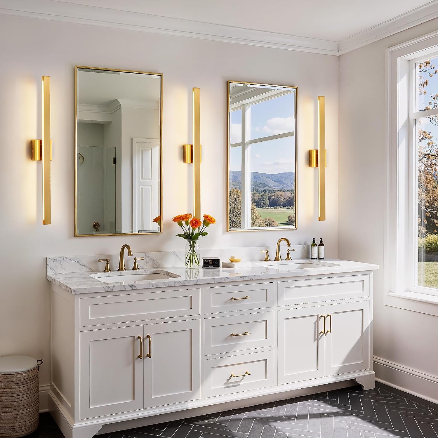 Detalle de CCYCOL Bathroom Vanity Light, 32-inch