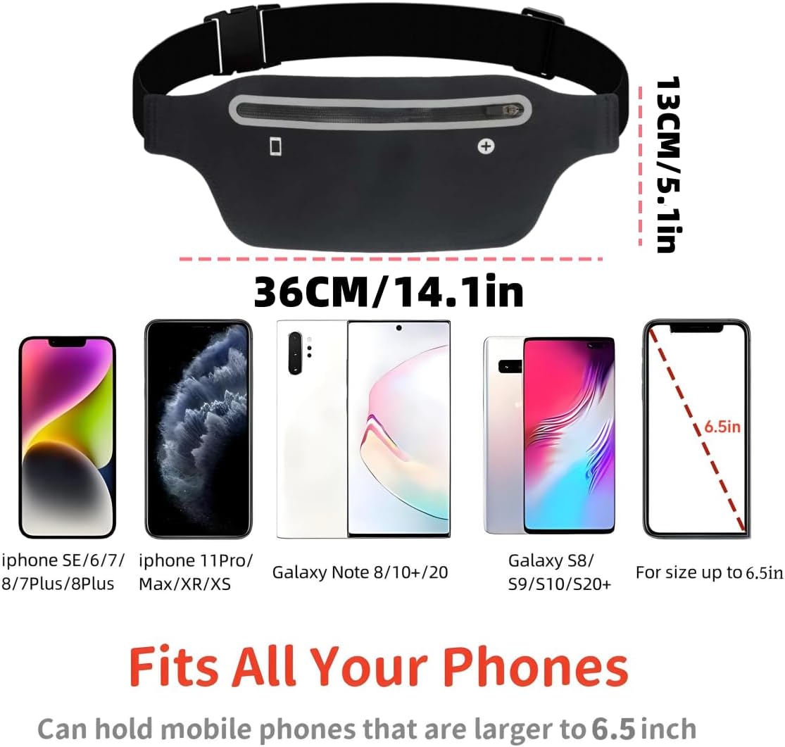 Thumbnail 2 de YITORMAN Slim Running Belt – a practical, hands-free belt for phone, keys and essentials