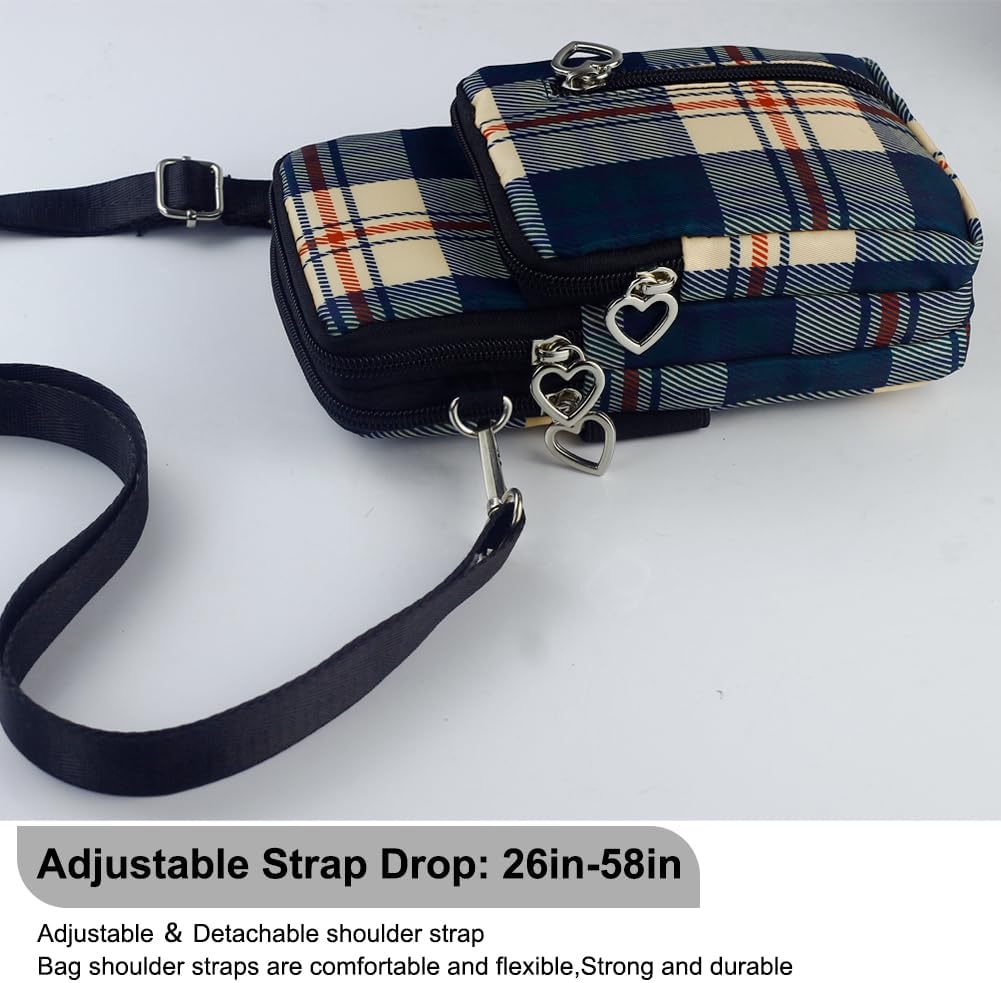 Thumbnail 3 de JANKS Damen-Umhängetasche mit Handy-Portemonnaie – Mini Crossbody Bag für Smartphones bis 6,7 Zoll