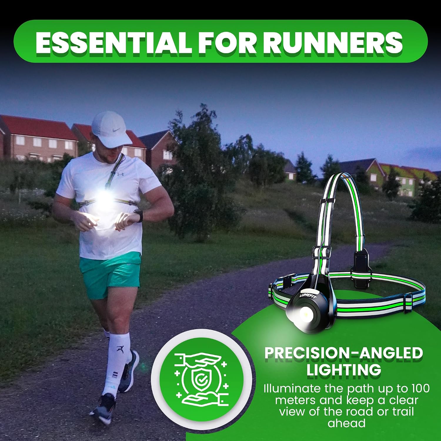 Thumbnail 1 de LUMEFIT Run Light 100m chest torch