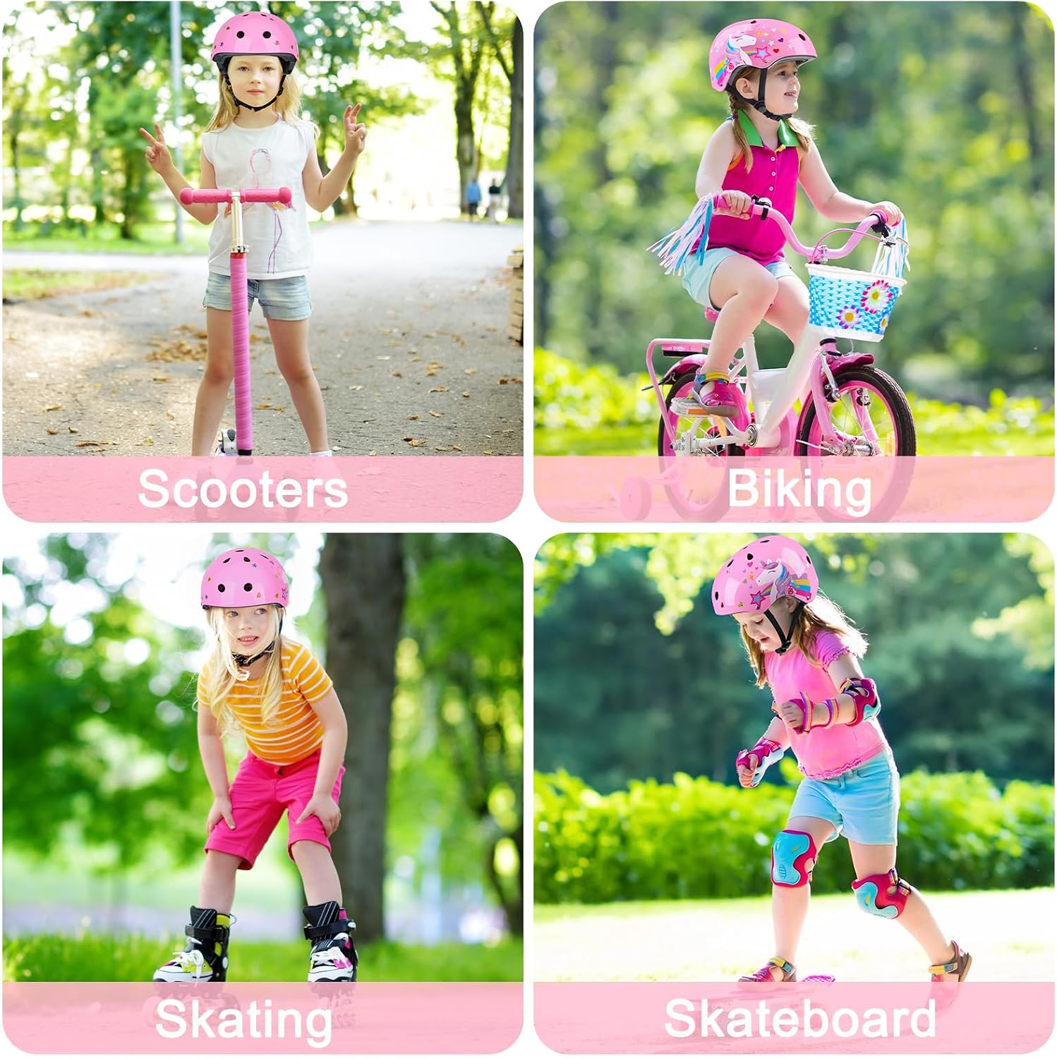 Detalle 2 de Kids Bike Helmet Unicorn Castle 48–54cm