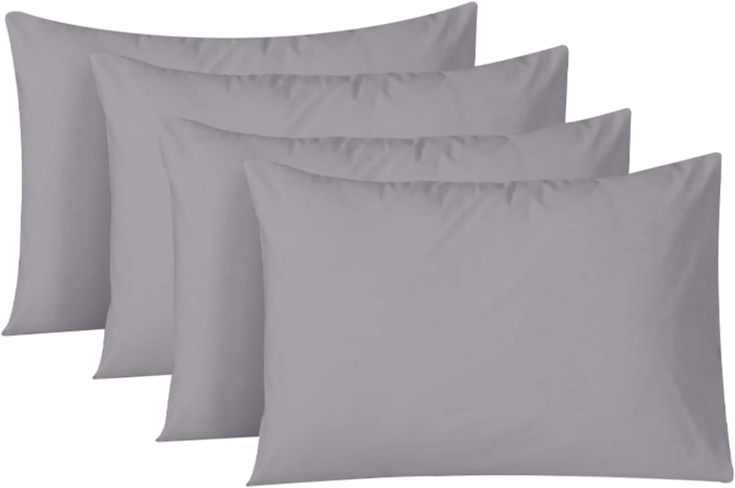 Thumbnail 6 de NAFAY LIVING White Cotton Pillow Cases (4 Pack) – 300 Thread Count, 50 x 75 cm