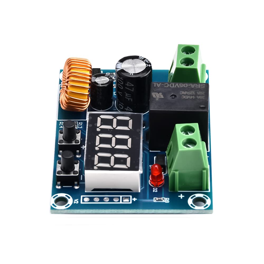 Detalle de Heemol XH-M609 batterimonitor för DC 12–36 V med underspänningsskydd