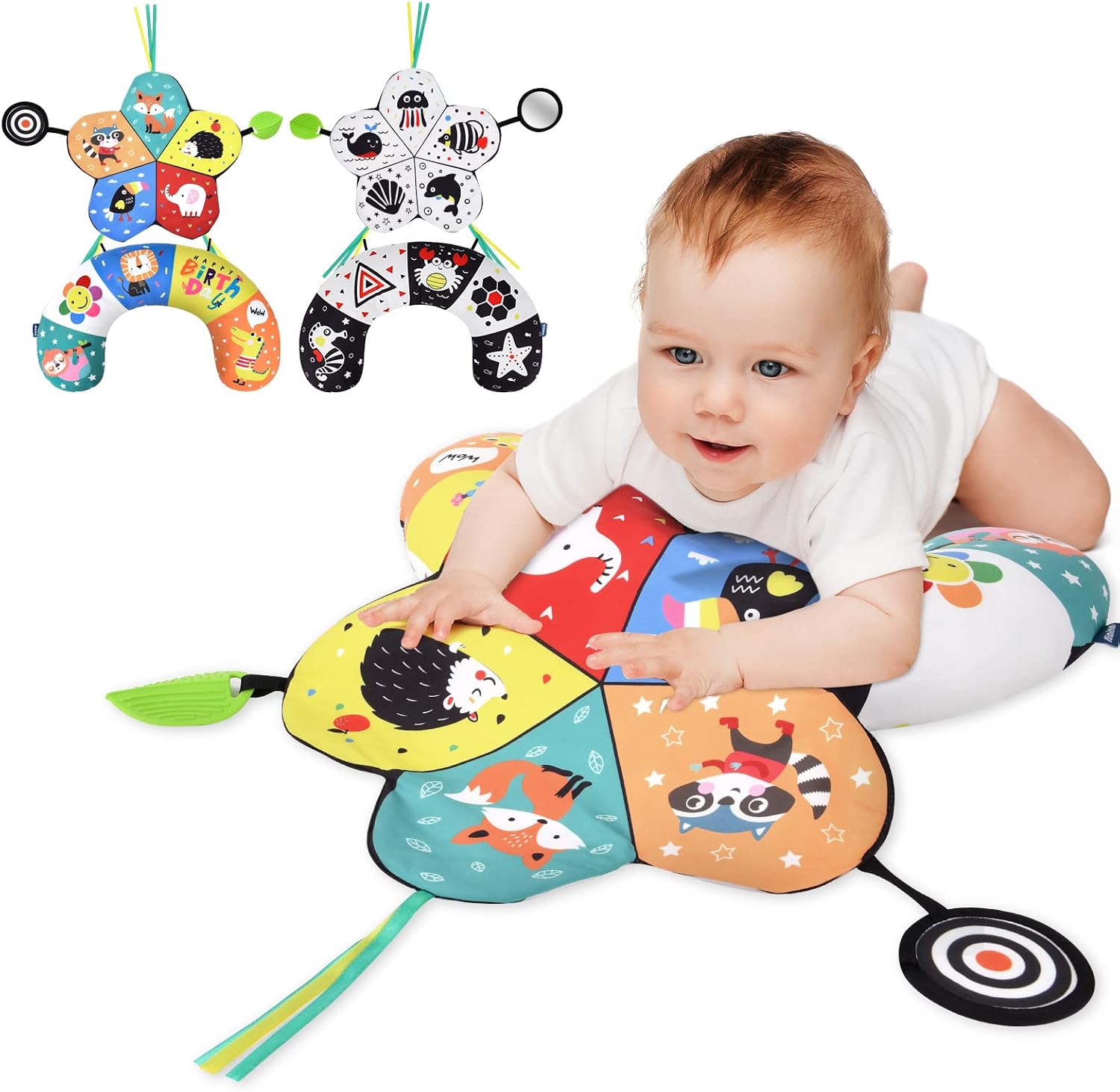 Detalle de Vicloon 3 in 1 Tummy Time Pillow cuscino per neonati