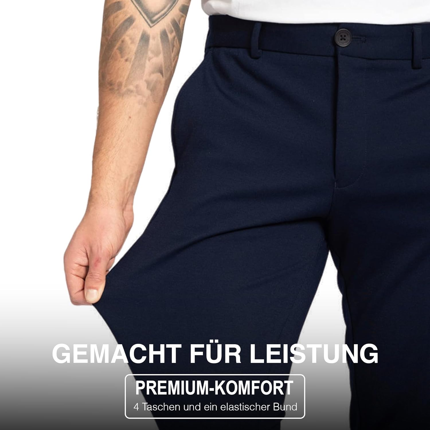 Thumbnail 5 de Performance Pants : Pantalon Stretch élégant pour homme – coupe ajustée et confort Premium