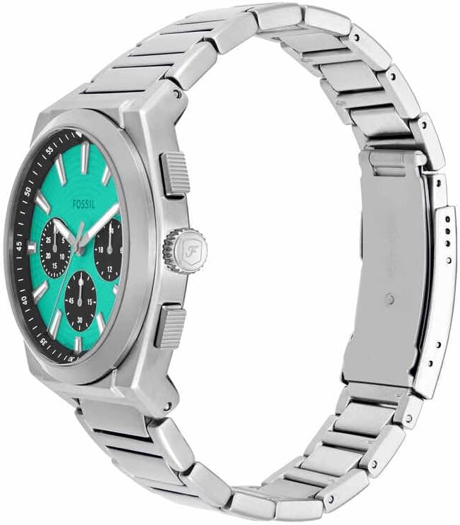 Thumbnail 2 de FOSSIL Everett Herrenuhr (Quarz-Chronograph) mit 44-mm-Gehäuse & Edelstahl- oder Lederarmband