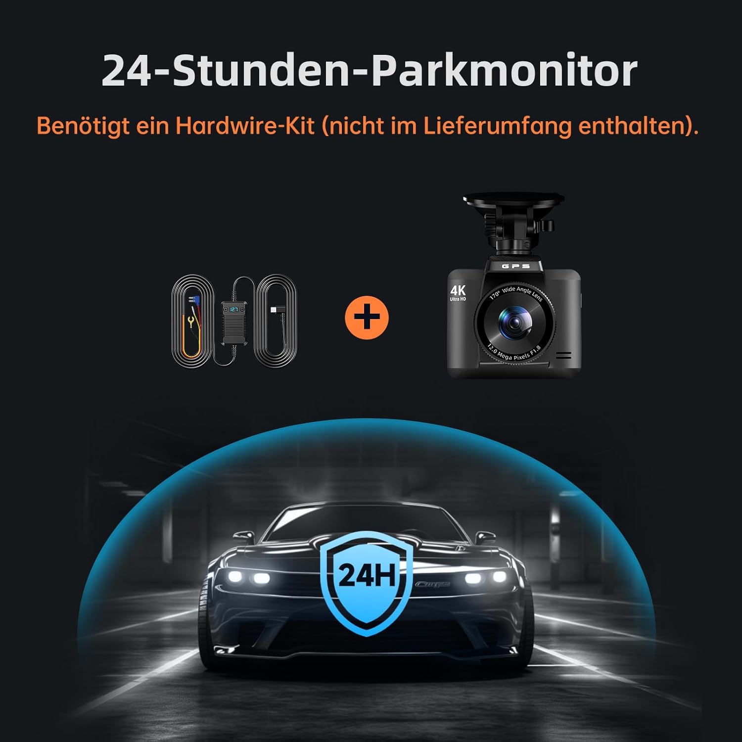 Thumbnail 6 de Dashcam vorne hinten 4K Dual mit GPS