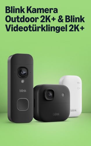 Thumbnail 7 de Blink Outdoor 2K+ Kamera mit Blink Videotürklingel 2K+ – Schwarz inkl. Sync Module Core