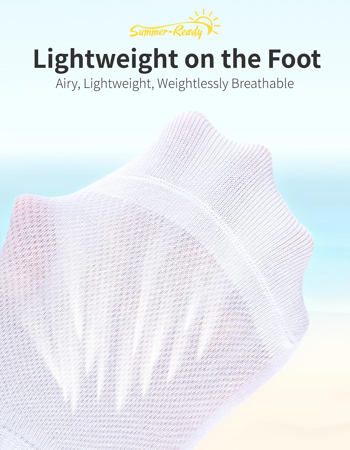 Detalle de CLOSEMATE Trainer Invisible Ankle No Show Socks for Men & Women – 6 Pairs