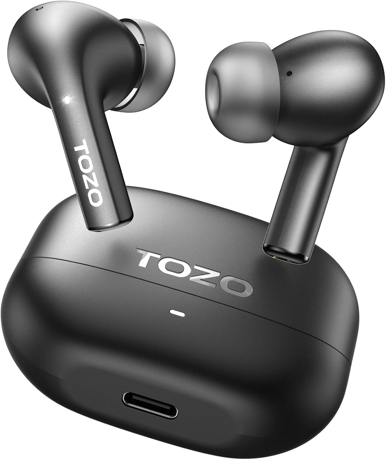 Detalle de TOZO E2: cuffie Bluetooth 5.3 con driver da 10 mm, 32 EQ e autonomia fino a 30 ore