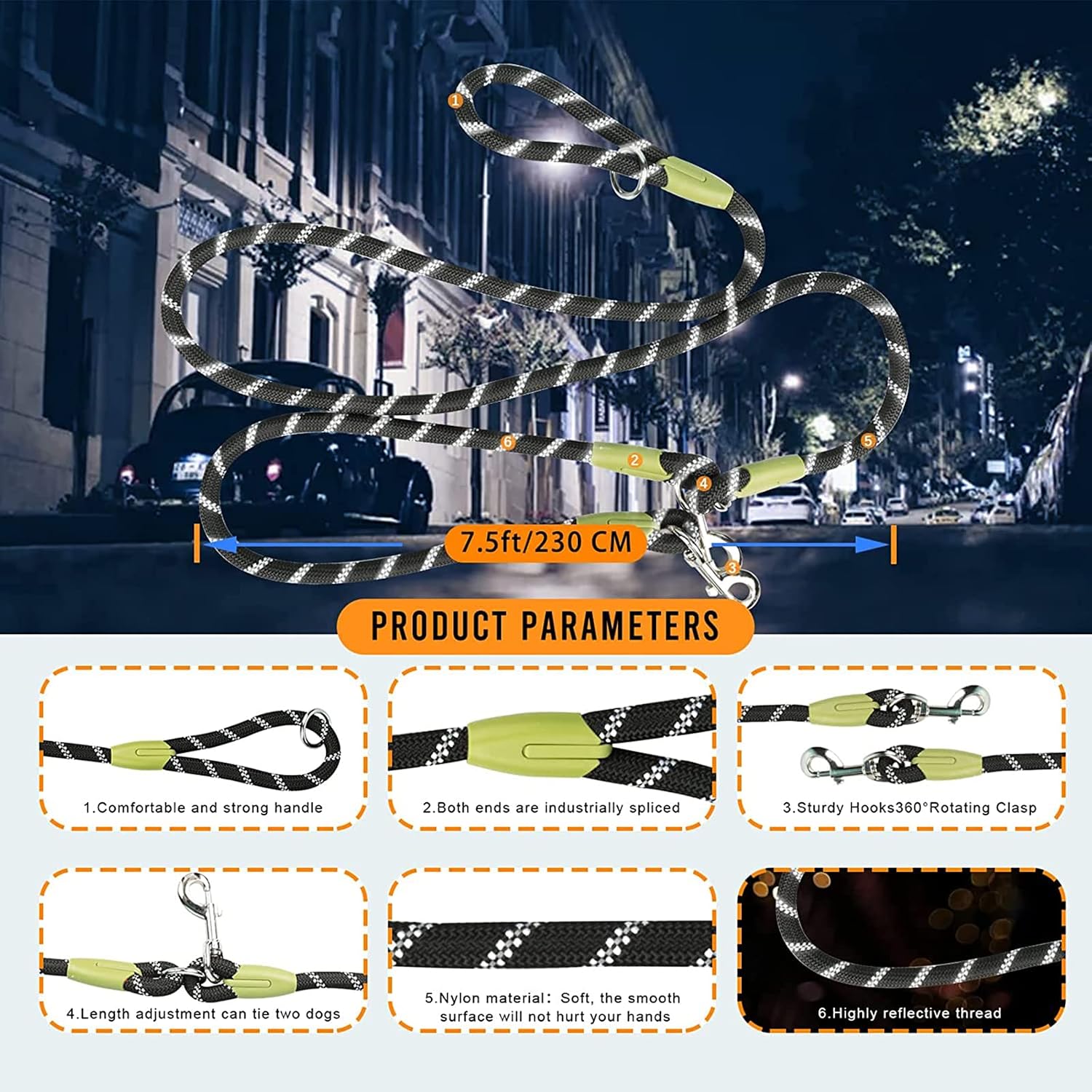 Thumbnail 2 de Eyeleaf Hands Free Hundeleine 220 cm