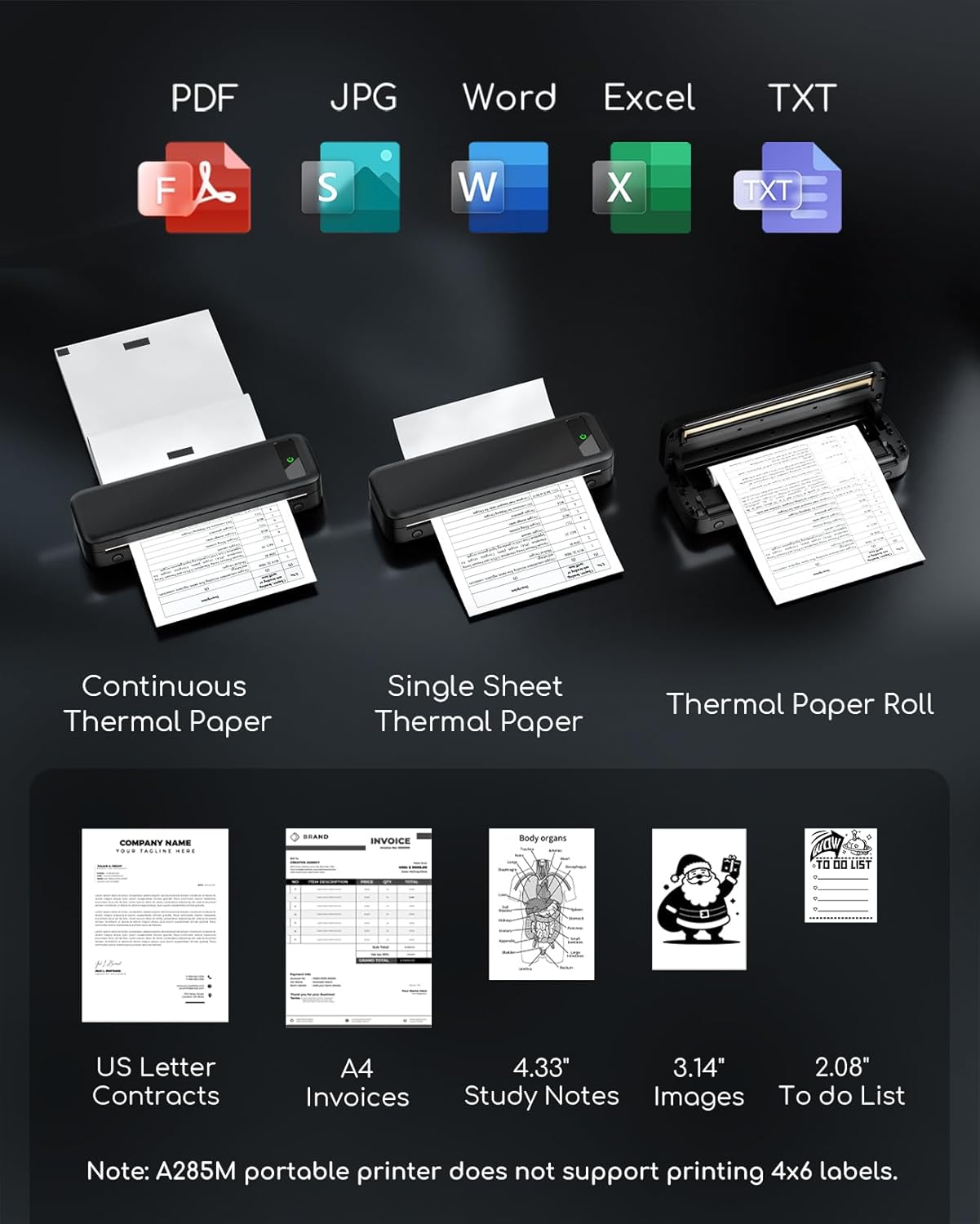 Thumbnail 2 de A285M Portable Printer 1.5lb 🖨