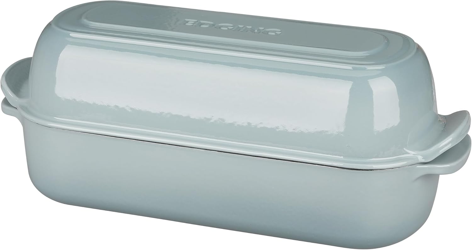 Thumbnail 1 de EDGING CASTING Loaf Pan with Lid Seasalt 5qt