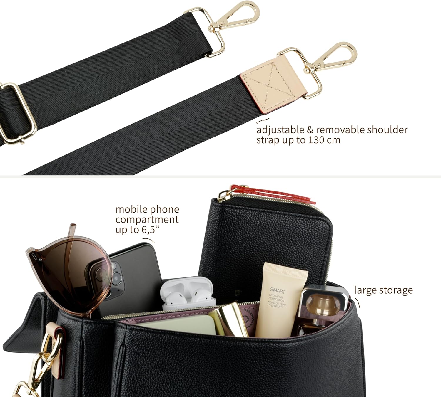Thumbnail 4 de bugatti Ella Classic sac bandoulière 27 x 10 x 22 cm