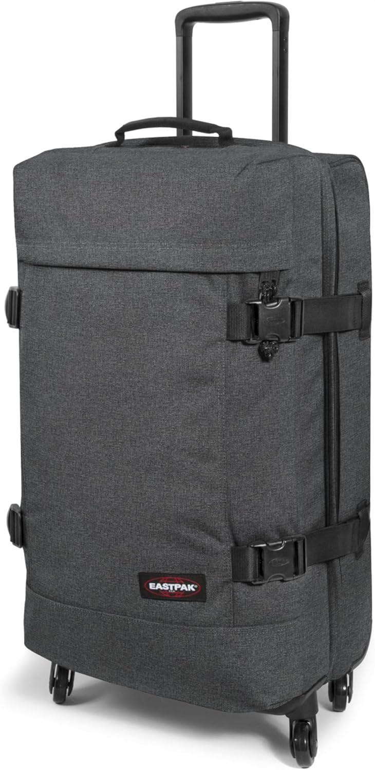 Detalle de EASTPAK TRANS4 M Valise – 68 L, 70 x 39 x 28 cm, Black Denim Gris