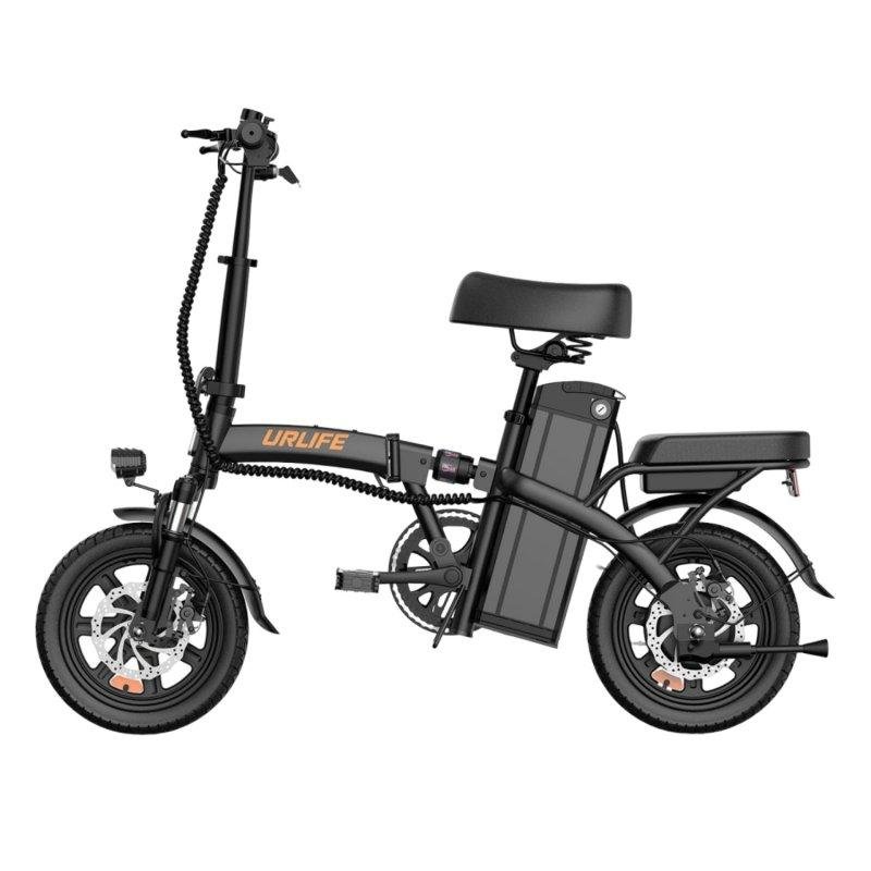 Detalle 2 de Bicicleta eléctrica URLIFE F1L plegable 14" – 350W, 48V, 7,5Ah, negra