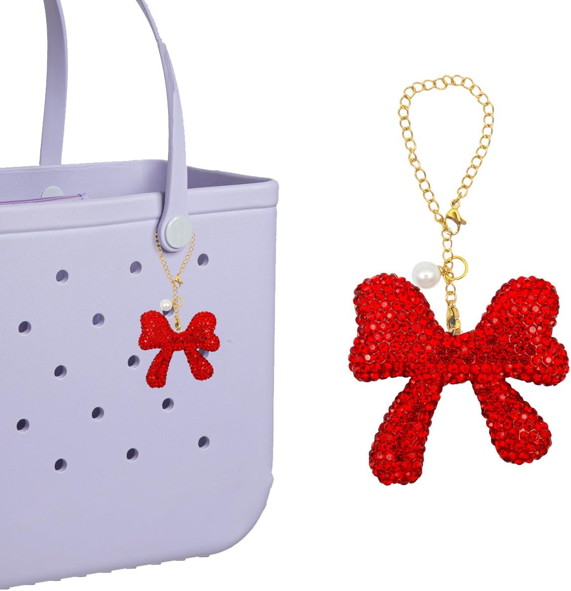 Thumbnail 4 de Rhinestone Bow Bag Charm