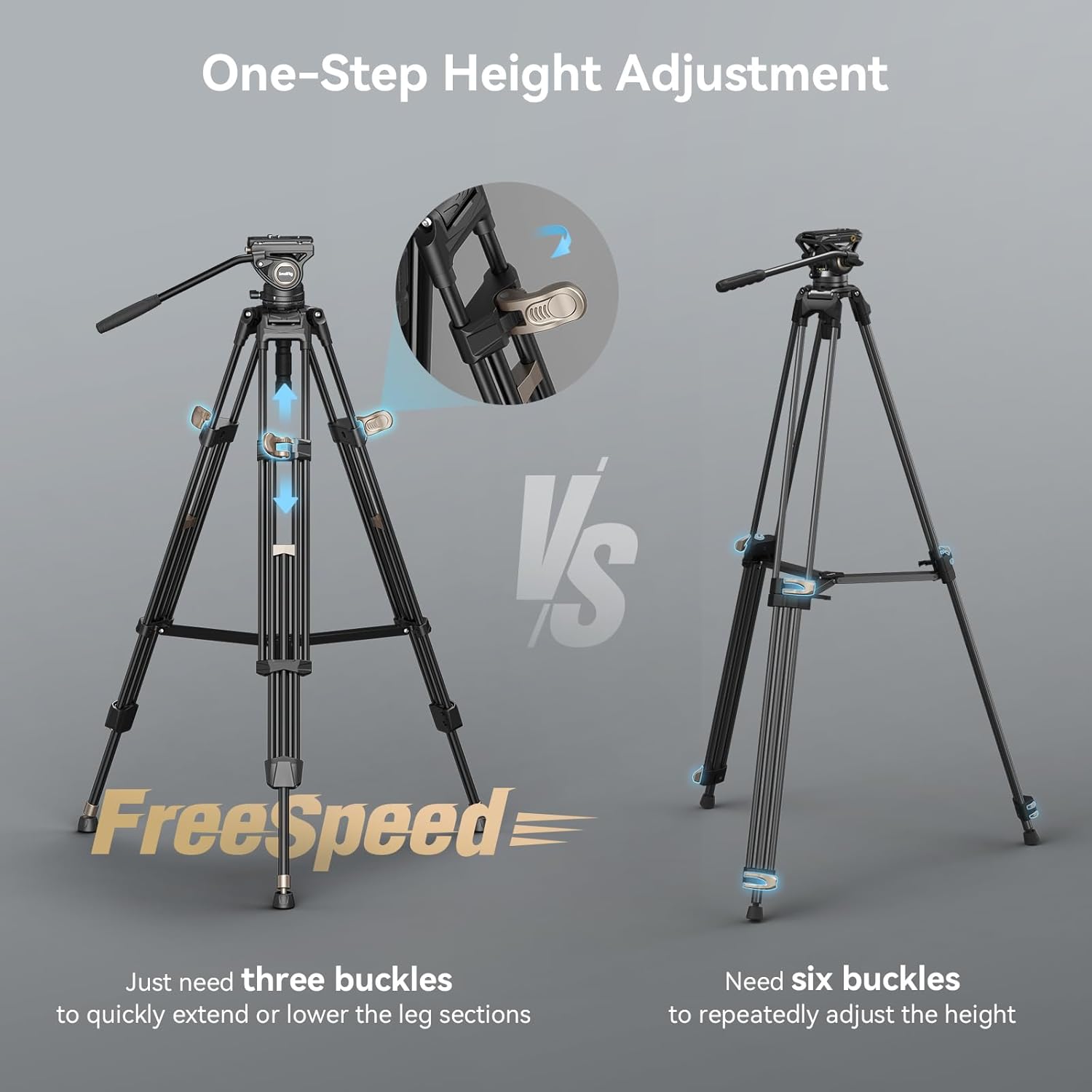 Thumbnail 1 de SmallRig AD-80 Heavy-Duty Videostativ 8 kg