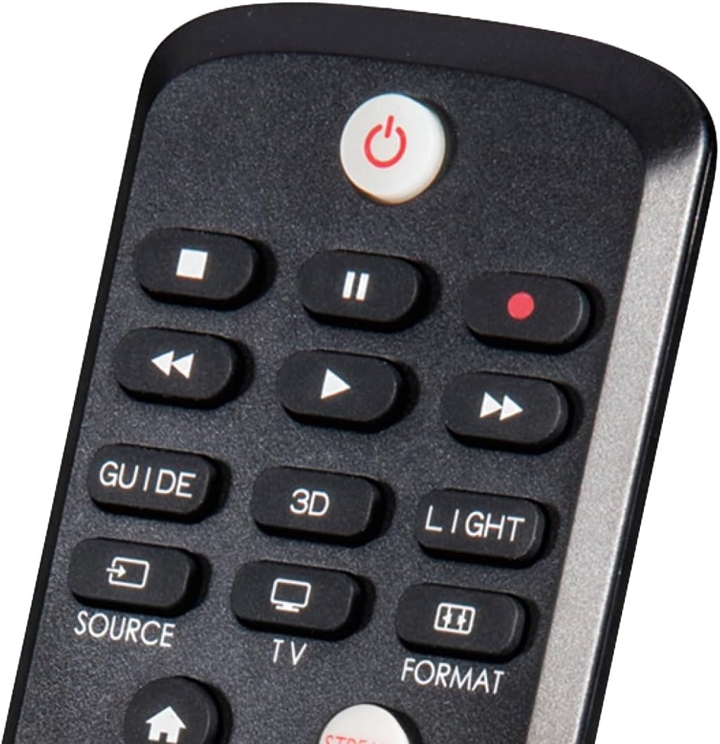 Detalle de Hama lernfähige Universal-Fernbedienung für Philips TVs, Infrarot, selbstleuchtende Tasten, Easy Mode & 10 m Reichweite (schwarz)
