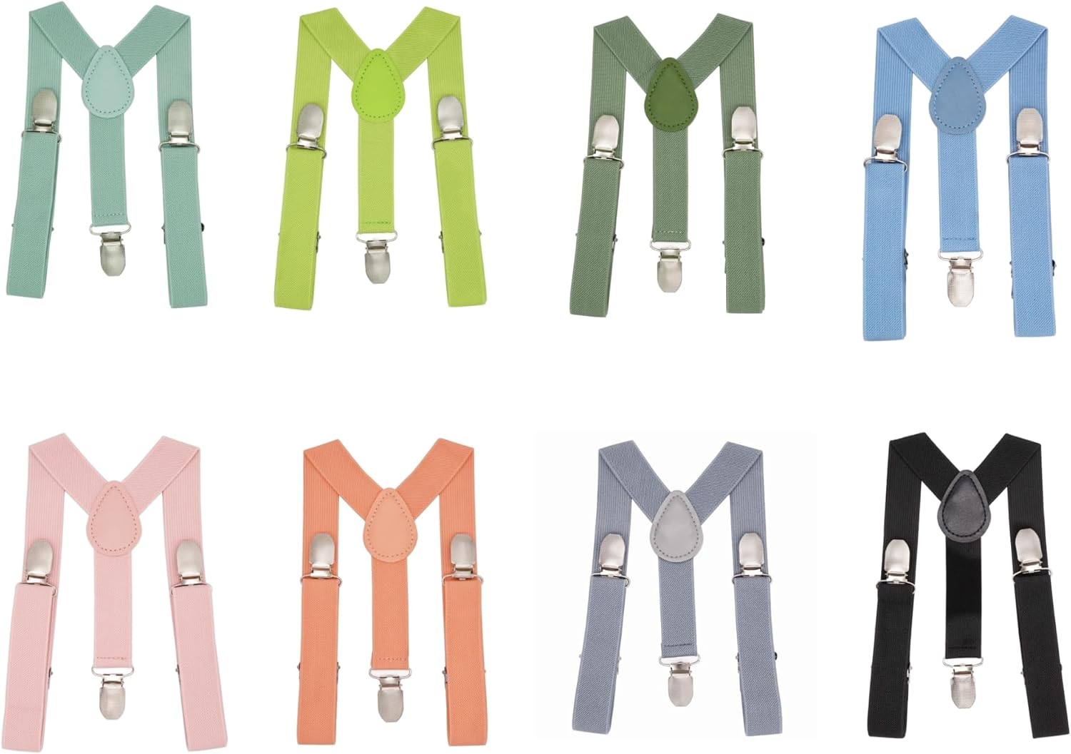 Thumbnail 4 de WannGe Kids Y-Shape Suspenders – Adjustable Comfortable Braces for Boys & Girls