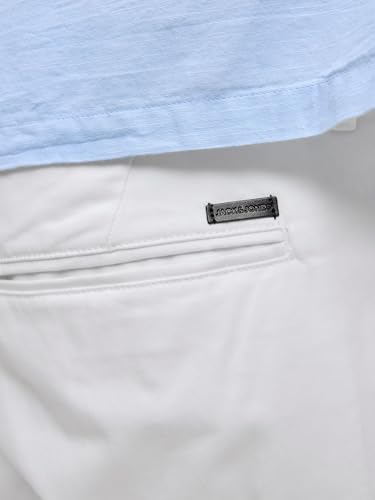 Detalle 2 de JACK & JONES Jjibowie Jjshorts Solid SA SN Bermudas, White, M para Hombre