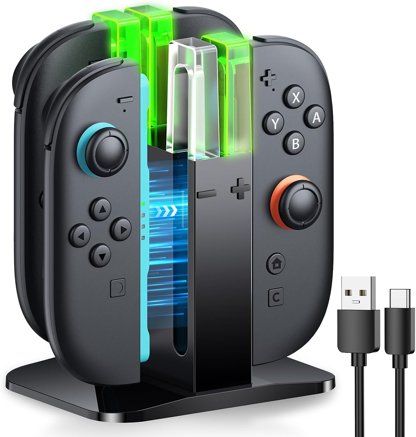 Detalle de Nintendo Switch Charging Dock 2 controllers USB-C