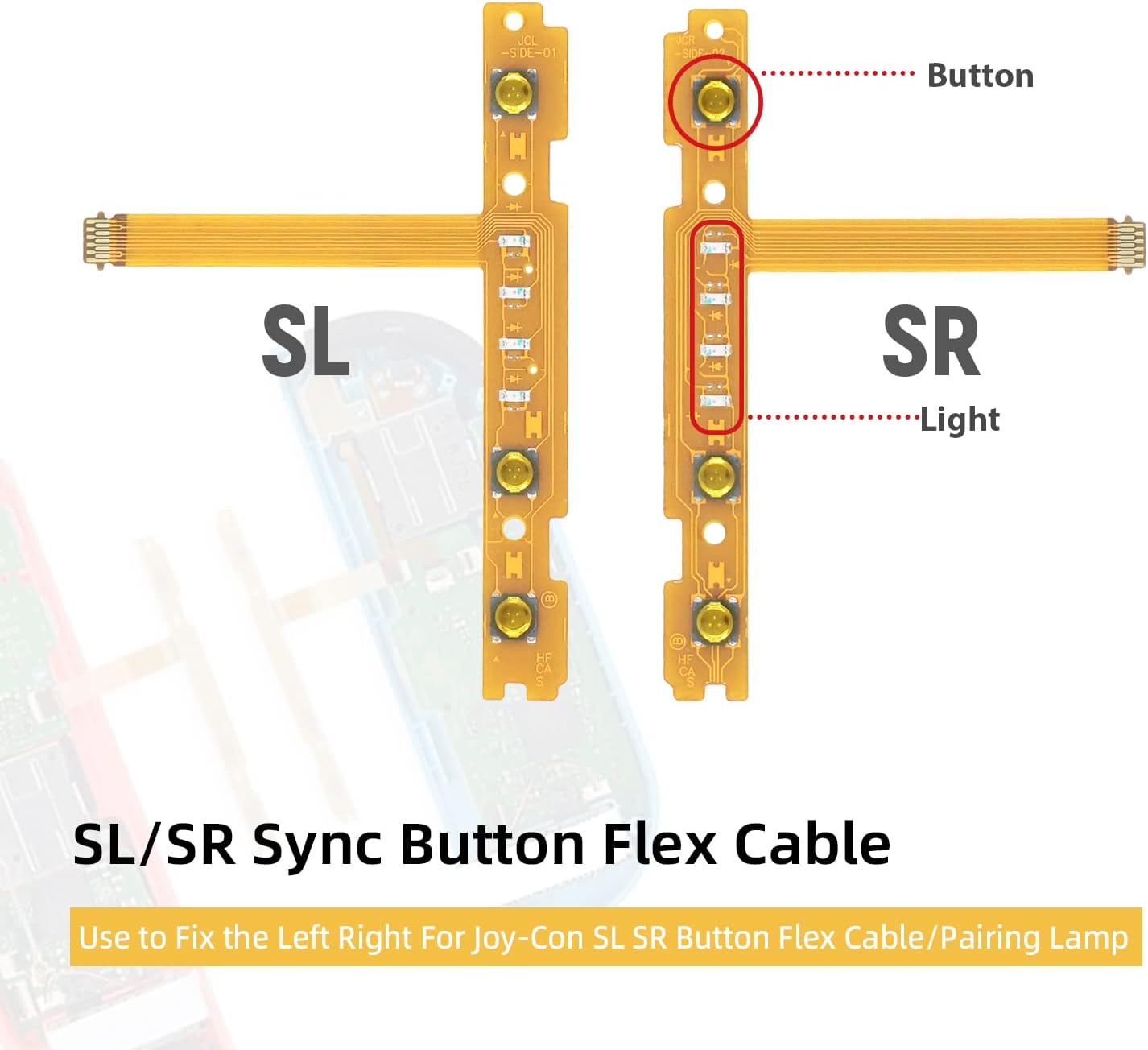 Detalle 2 de Kit riparazione Mcbazel cavo SL SR per Joy-Con