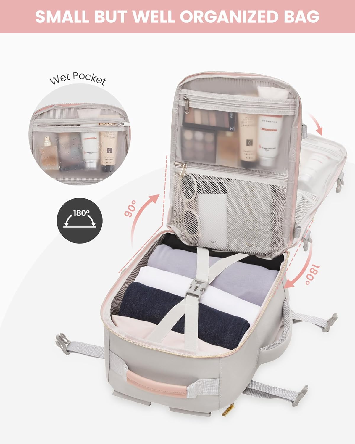Thumbnail 2 de LOVEVOOK Ryanair Cabin Bag 40x28x20